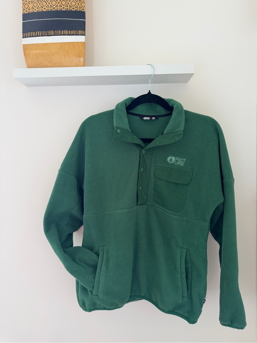 Picture Green Women's Half Button Fleece Pullover
